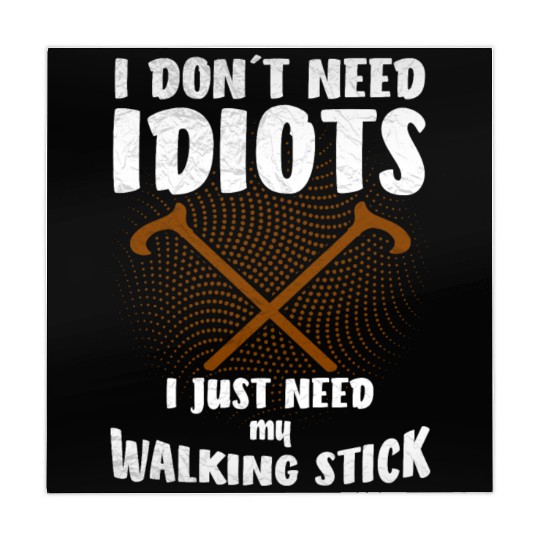 No idiots just my walking stick grandpa grandfathe Mahjong Mats