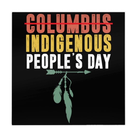 Vintage Indigenous People's Day Not Columbus Day Mahjong Mats