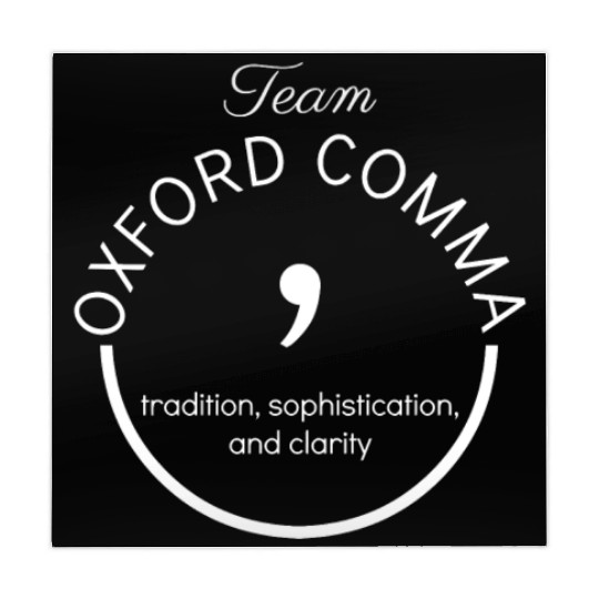 Team Oxford Comma Grammar Police Gift Mahjong Mats