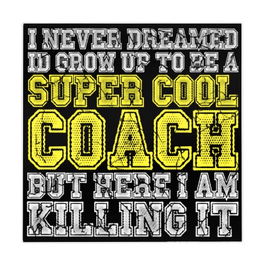 Funny Super Cool Coach Mahjong Mats Gift