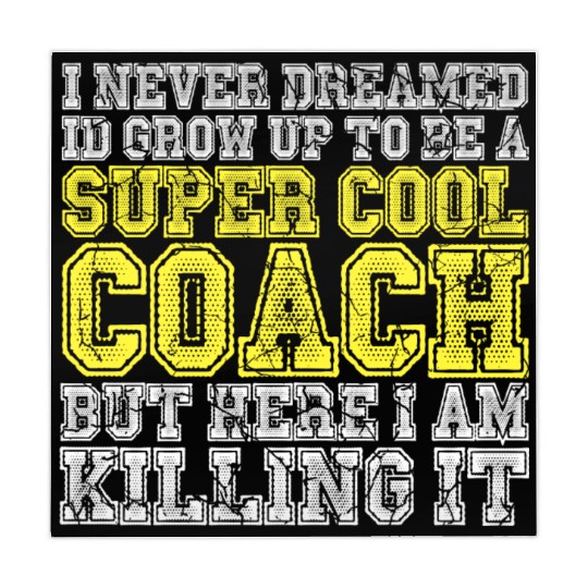 Funny Super Cool Coach Mahjong Mats Gift