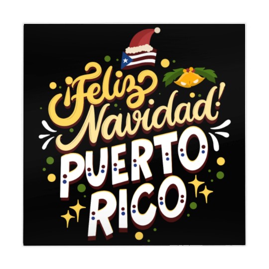 Feliz Navidad Puerto Rico - Merry Christmas Mahjong Mats
