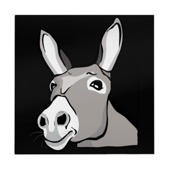 Funny Donkey House Donkey Farm Animal Gift Mahjong Mats