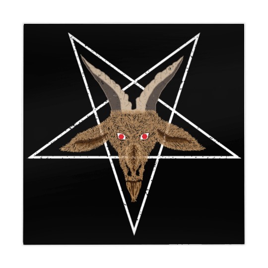 Baphomet Pentagram Mahjong Mats