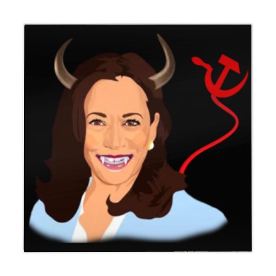 Trump kamala harris monster communist Mahjong Mats