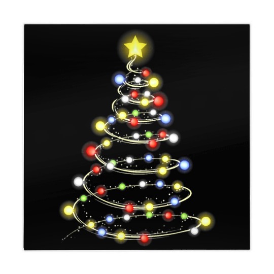 christmas tree christmas light Mahjong Mats