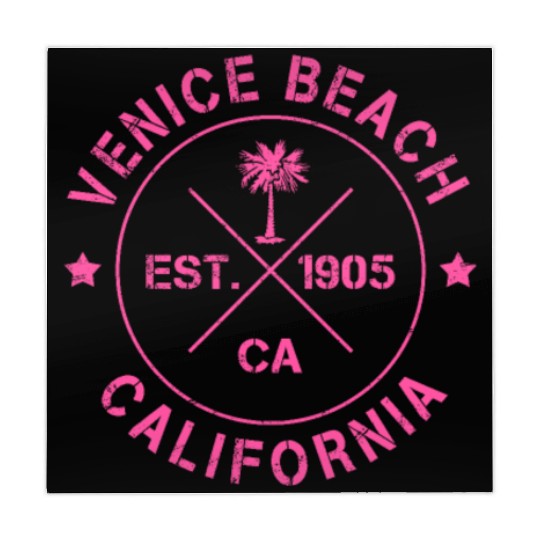 Venice Beach California Los Angeles USA Hollywood Mahjong Mats