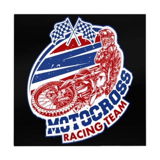 Motocross Racing Team Mahjong Mats