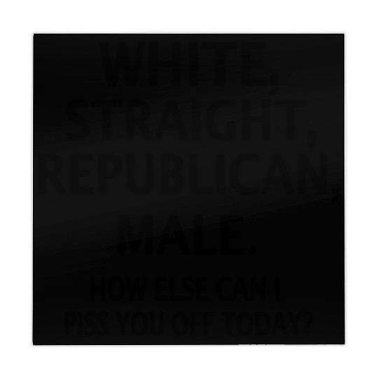 White Straight Republican Male How Else Can I Piss Mahjong Mats