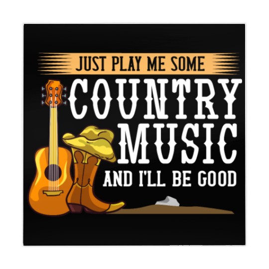 Country Music Gift Song Western Girl Mahjong Mats