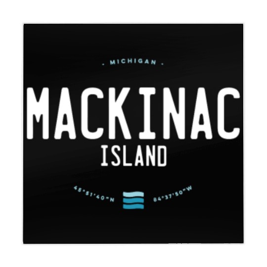 Mackinac Island Michigan Beach Waves Mahjong Mats