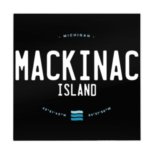 Mackinac Island Michigan Beach Waves Mahjong Mats