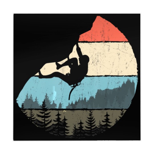 Vintage Style Rock Climbing Retro Bouldering Mahjong Mats