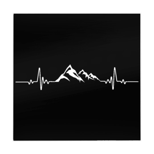Mountains heartbeat - hikers & mountaineering Mahjong Mats