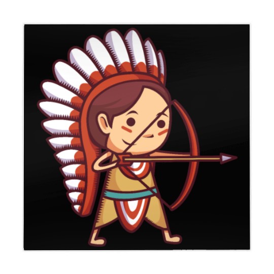 Native American Archer. Mahjong Mats