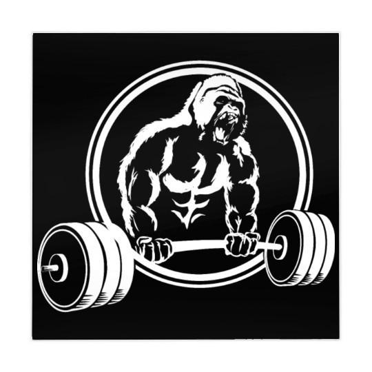 Gorilla Gym Fitness Pump Monkey Scream Mahjong Mats
