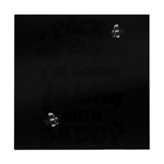 Daddy´s little fishing buddy Father Newborn Baby Mahjong Mats