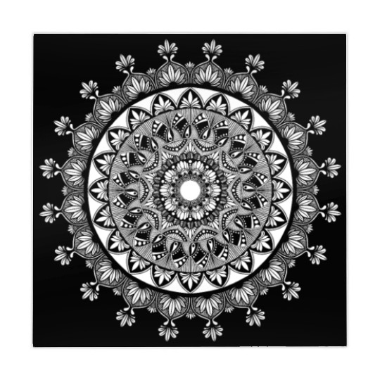Buddhism yoga mandala with ornaments present Mahjong Mats