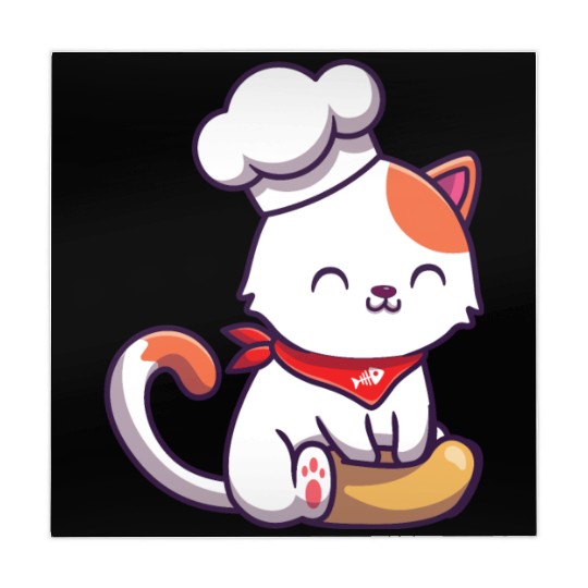 Chef Cute Cat Baking Mahjong Mats
