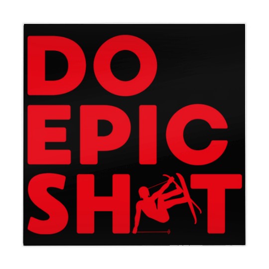 Do epic shit skiing mountains gift Mahjong Mats