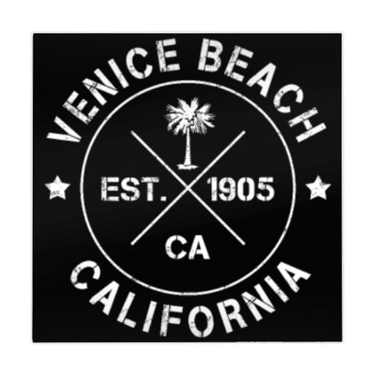 Venice Beach California Mahjong Mats