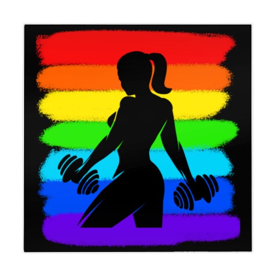 Fitness - Gym - Workout - Woman - Colorful Mahjong Mats