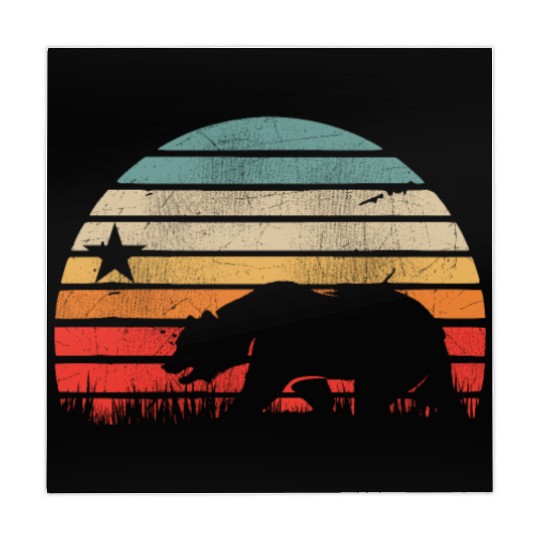 California Bear Retro Vintage Sunset Mahjong Mats