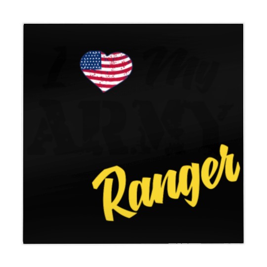 Proud US Army Ranger American Military Family Flag Mahjong Mats