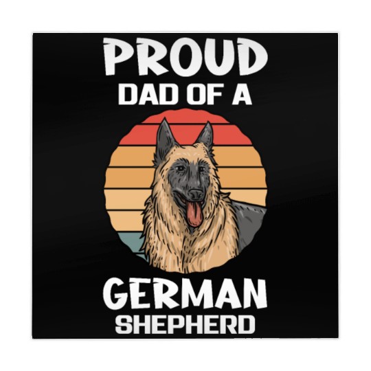 Proud Dad of a German Shepherd Mahjong Mats