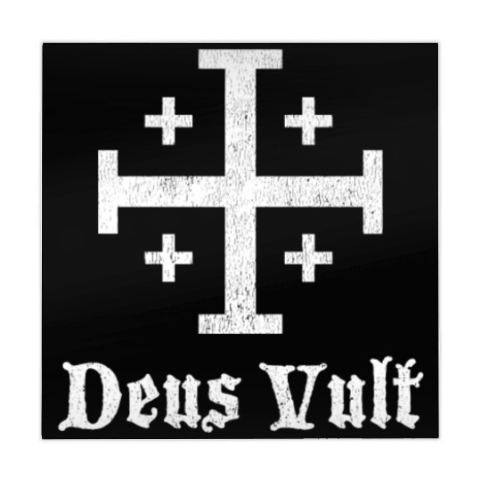 Deus Vult Crusader Shield Cross Mahjong Mats