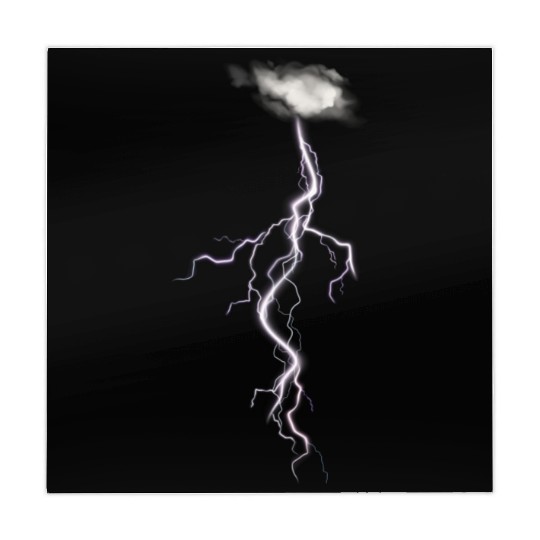 Lighting Gift Idea Lightning Bolt Graphic Mahjong Mats