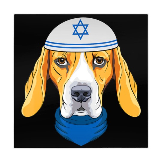 Cute Beagle Hanukkah Funny Dog Lover Jewish Gift Mahjong Mats