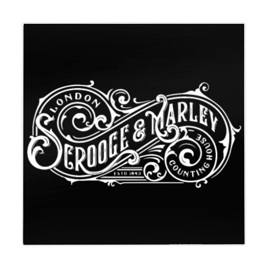 Scrooge and Marley Counting House Christmas Carol Mahjong Mats