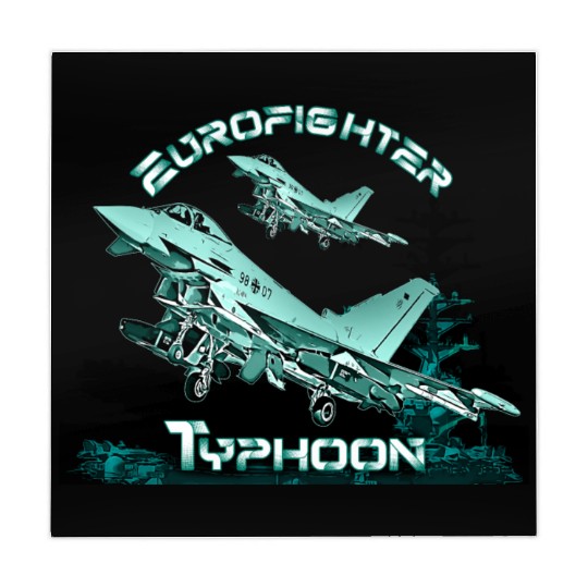 Eurofighter Typhoon fighter jet Mahjong Mats