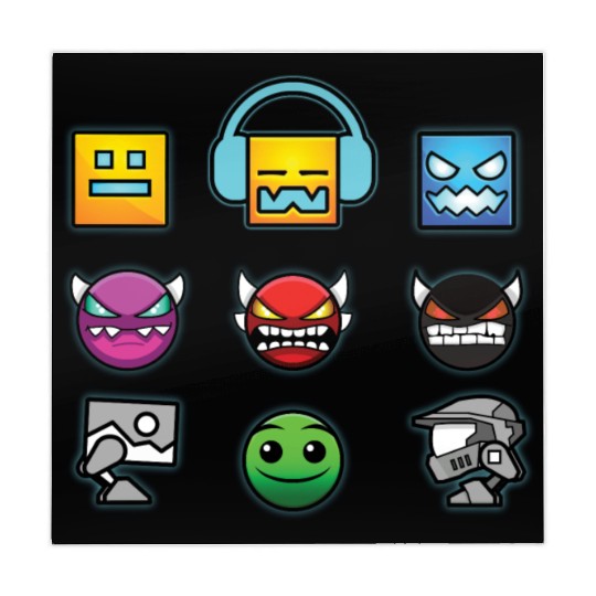 geometry dash insane Mahjong Mats