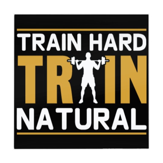 Train hard train natural Mahjong Mats