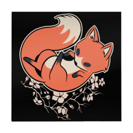 Sakura Fox Cherry Blossom Mahjong Mats