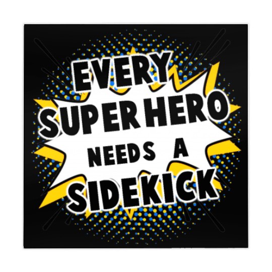 Every Superhero Needs A Sidekick for Newborn Mahjong Mats