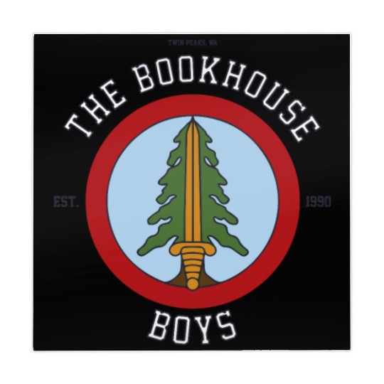 Twin Peaks The Bookhouse Boys Est 1990 Logo Mahjong Mats