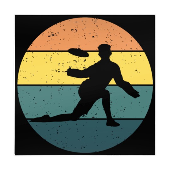 Vintage retro Ultimate Frisbee Game Disc Sports Mahjong Mats