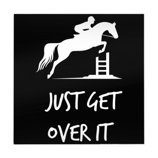 Just Get Over It - Equestrian Show Jumping Horse Mahjong Mats