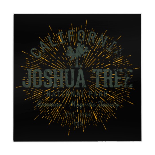 Vintage Joshua Tree National Park Gift Mahjong Mats