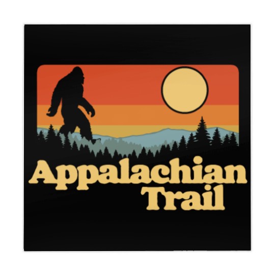 Appalachian Trail Bigfoot Outdoor Lover Vintage 80 Mahjong Mats
