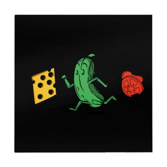 Baseball Pickle Runner Tomato Cheese Sandwich Joke Mahjong Mats
