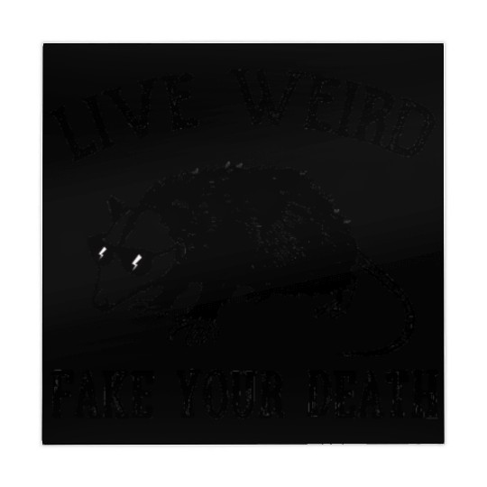 Possum:funny live weird fake your death gift Mahjong Mats