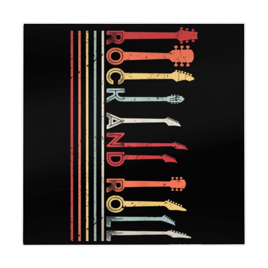 Classic Rock And Roll Vintage Mahjong Mats Concert Band