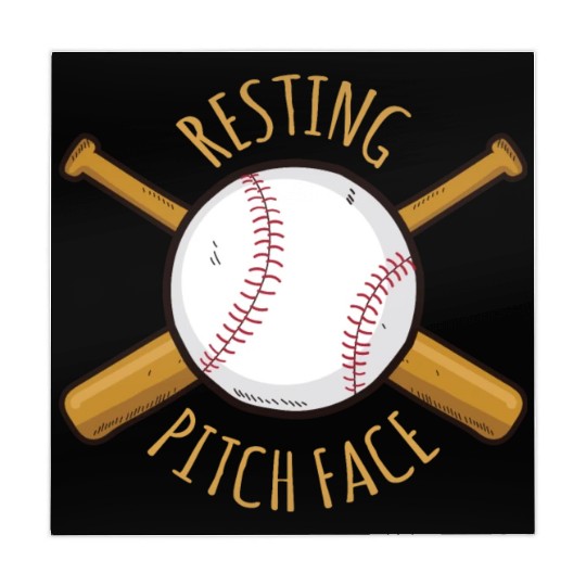 Game Day Baseball Resting Pitch Face Mahjong Mats