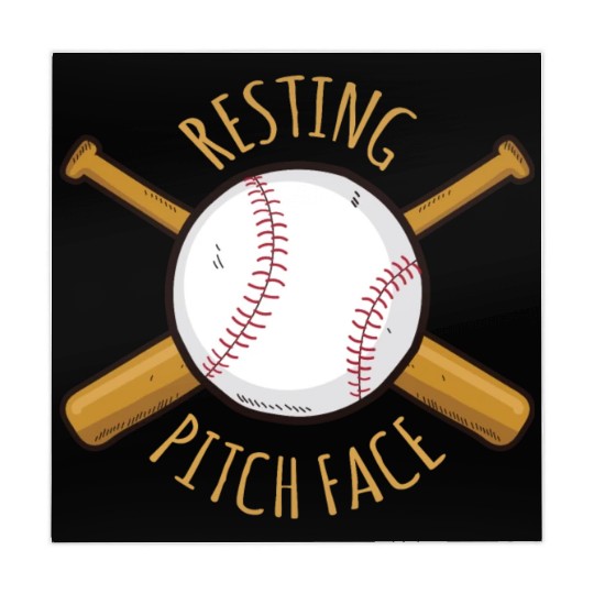 Game Day Baseball Resting Pitch Face Mahjong Mats