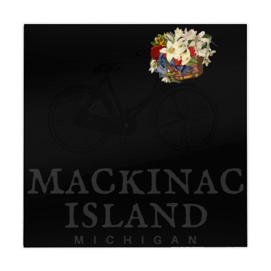 Mackinac Island Bike Michigan Mahjong Mats
