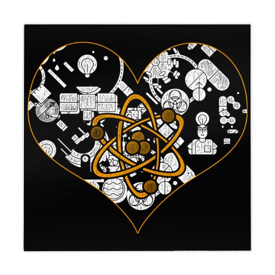 Physicist Heart Physics Mahjong Mats